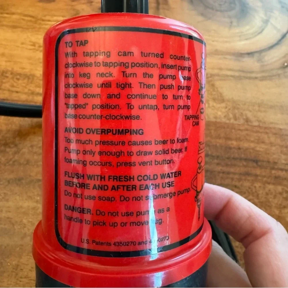 Keg Pump Red